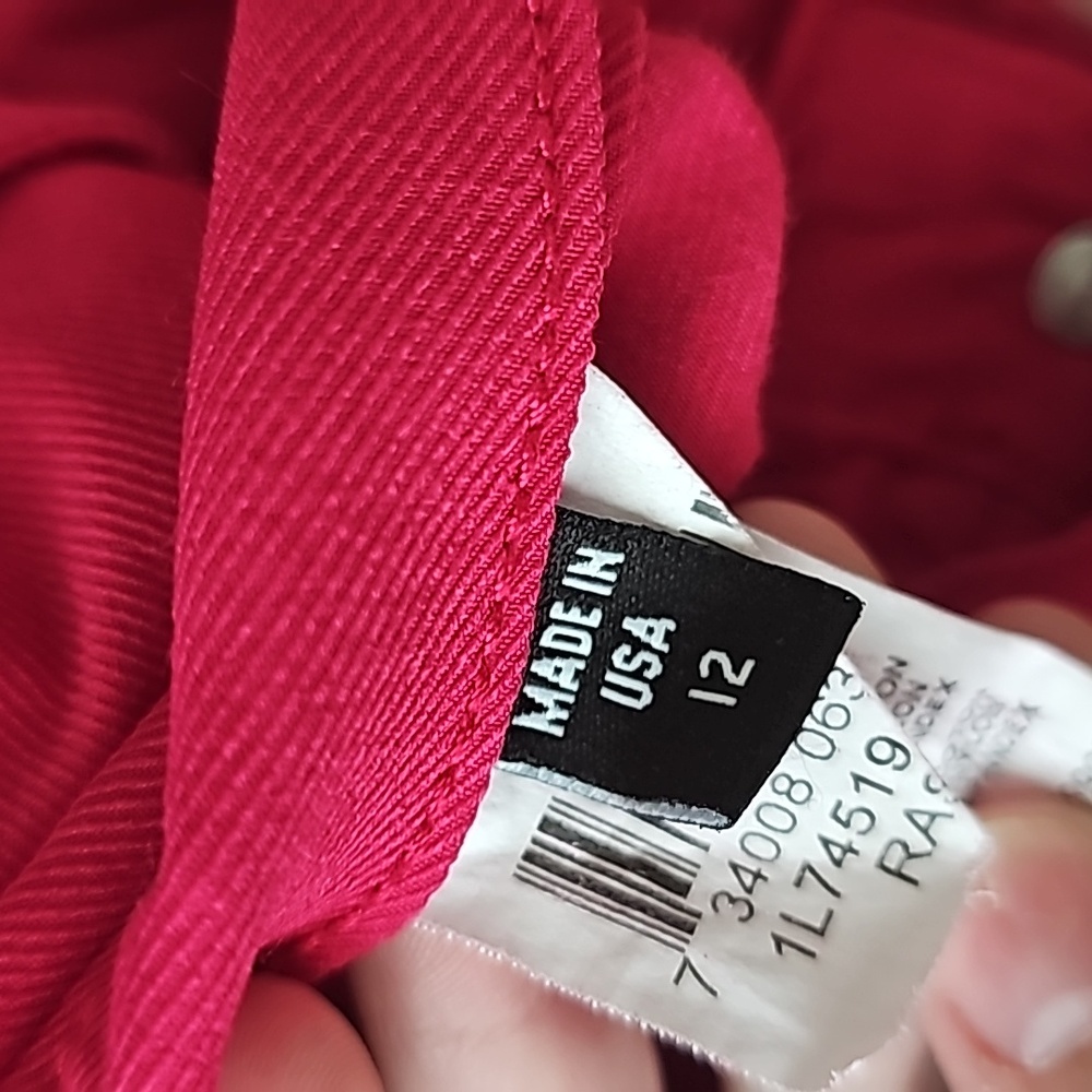 Karen Kane Raspberry Colored Hig Rise Skinny Jeans - Picture 3 of 8